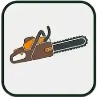 Icône d’élagueuse pour la taille et l’élagage d’arbres