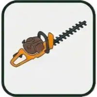 Icône de taille‑haie utilisée pour l’élagage et l’entretien de jardin